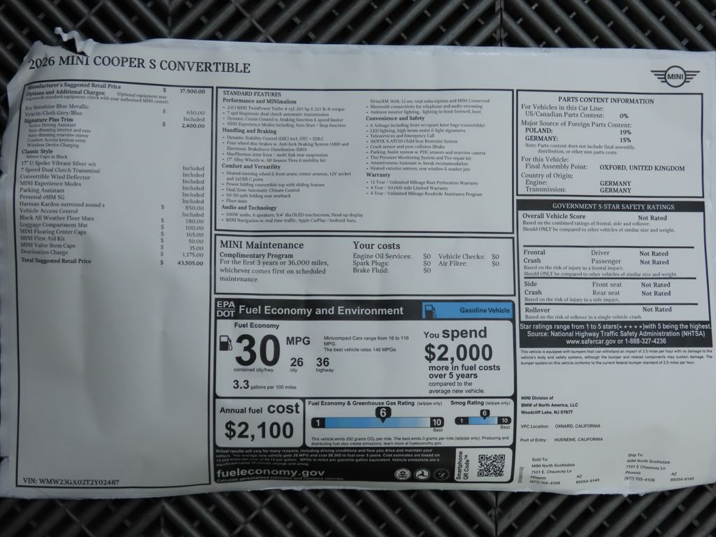 Thumbnail: 2026 MINI Cooper - 17