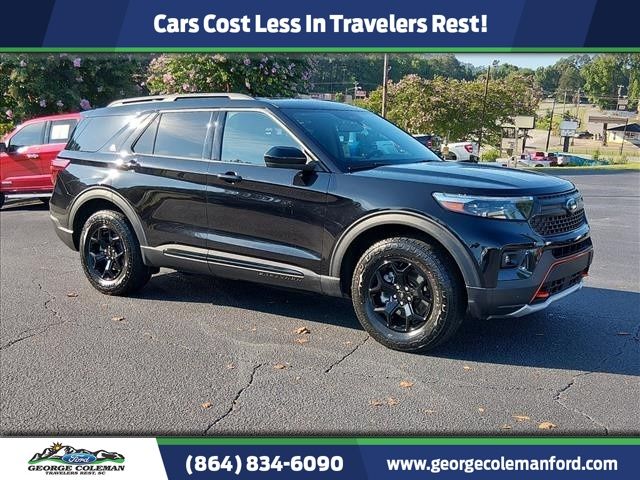 Black Metallic 2024 Ford Explorer SUV / Crossover All-Wheel Drive Automatic