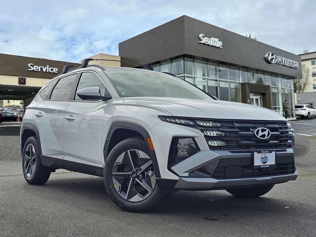 White Pearl 2026 Hyundai Tucson Hybrid SEL AWD SUV / Crossover All-Wheel Drive 6-Speed Automatic