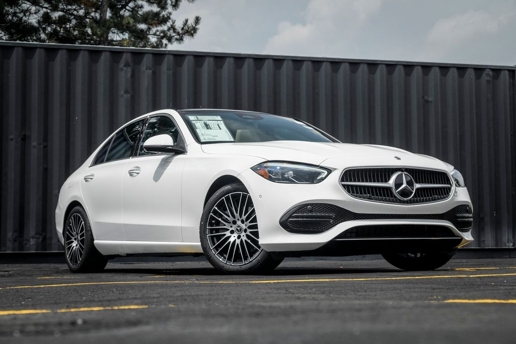 Polar White 2026 Mercedes-Benz C-Class Sedan All-Wheel Drive 9-Speed Automatic