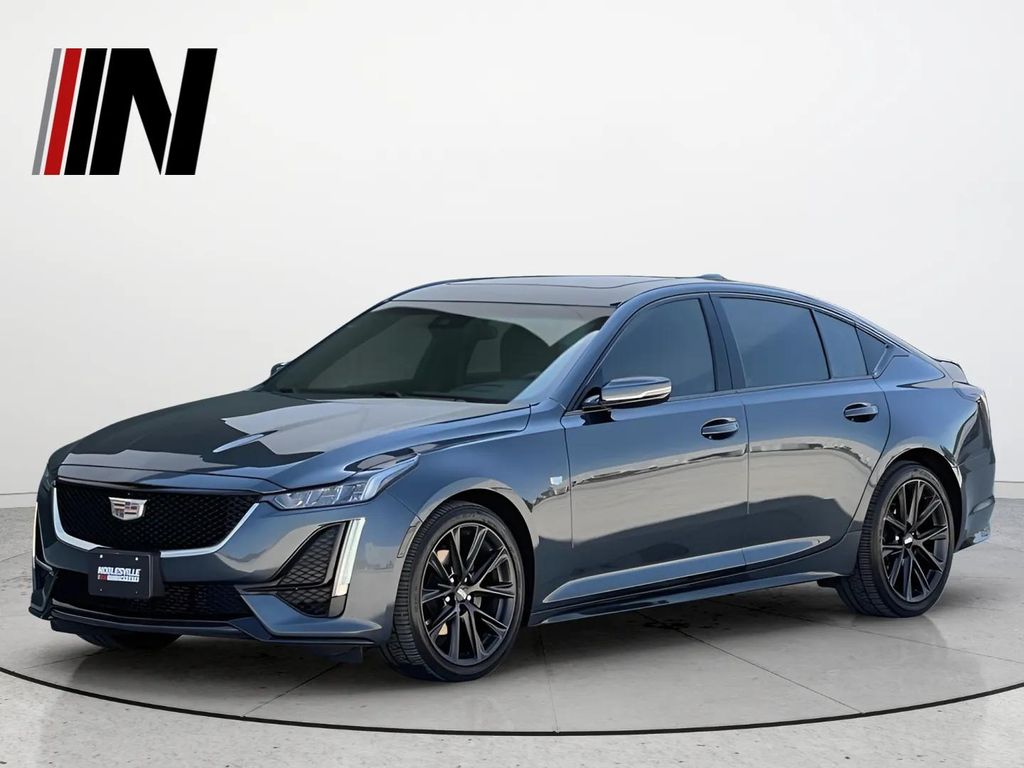 Shadow Metallic 2021 Cadillac CT5 Sedan All-Wheel Drive Automatic