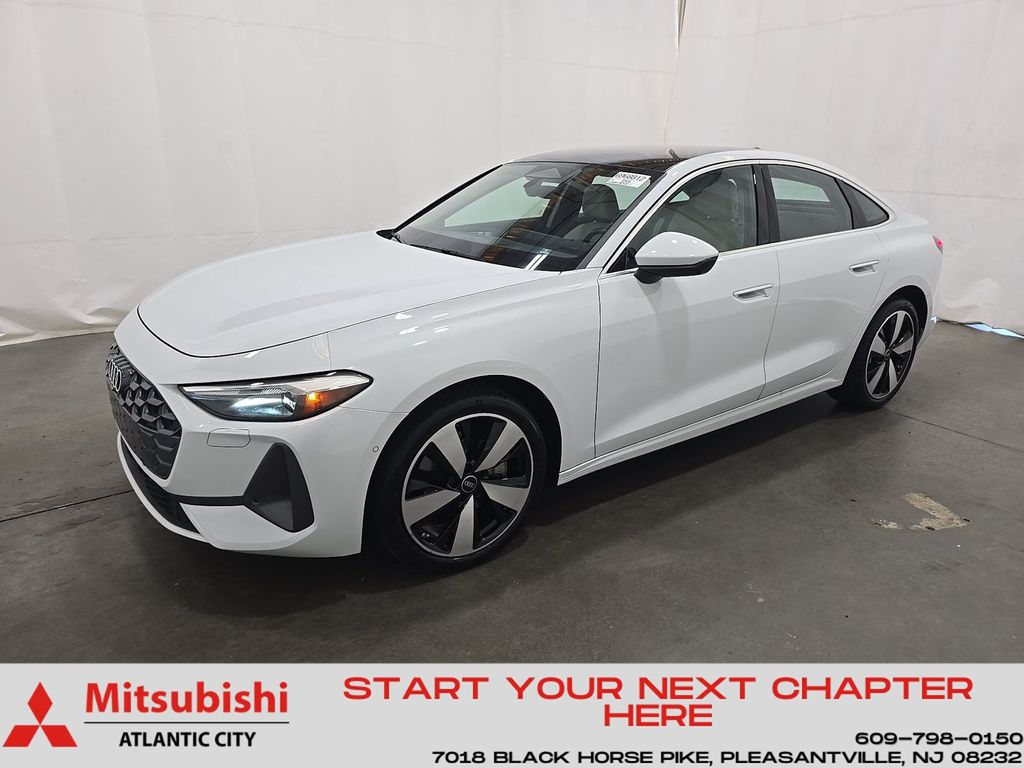 Glacier White 2025 Audi A5 Coupe  7-Speed Automatic