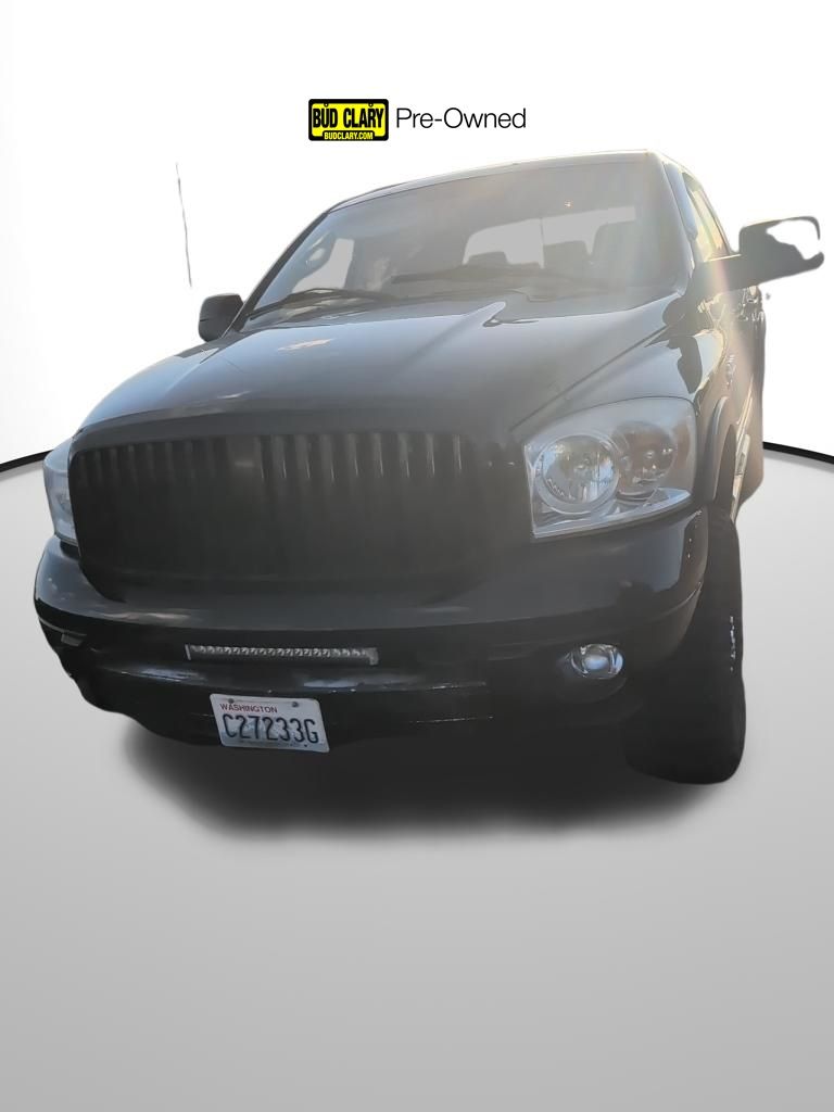 Brilliant Black Crystal Pearlcoat 2007 Dodge RAM 3500 Laramie Mega Cab 4WD Pickup Truck Four-Wheel Drive 6-Speed Automatic