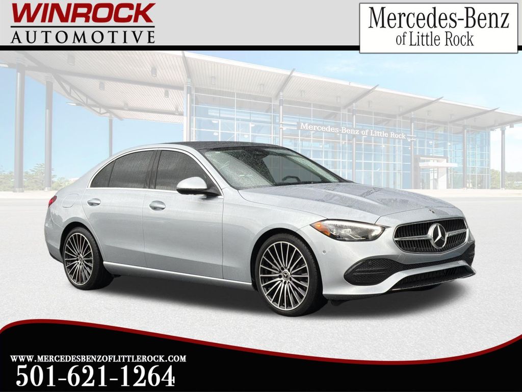 Cirrus Silver Metallic 2026 Mercedes-Benz C-Class Sedan All-Wheel Drive 9-Speed Automatic