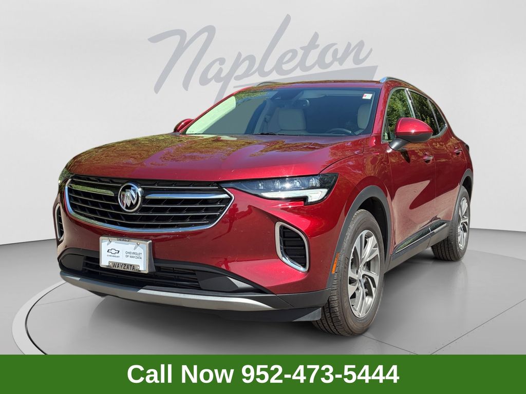 Cinnabar Metallic 2021 Buick Envision SUV / Crossover Front-Wheel Drive 9-Speed Automatic