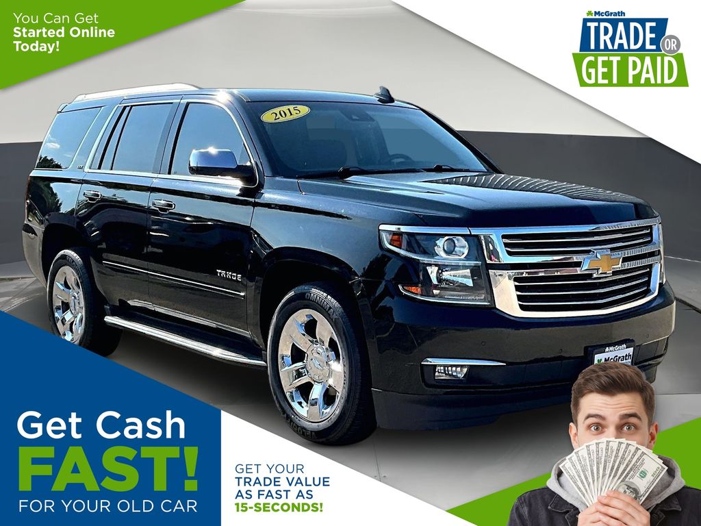 Black 2015 Chevrolet Tahoe SUV / Crossover Four-Wheel Drive 6-Speed Automatic Overdrive
