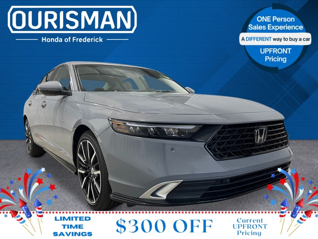 Urban Gray Pearl 2026 Honda Accord Hybrid Sedan Front-Wheel Drive Continuously Variable Transmission