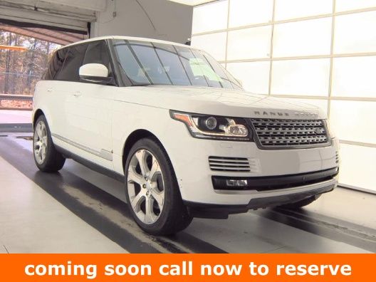 White 2017 Land Rover Range Rover V8 Supercharged 4WD SUV / Crossover All-Wheel Drive 8-Speed Automatic