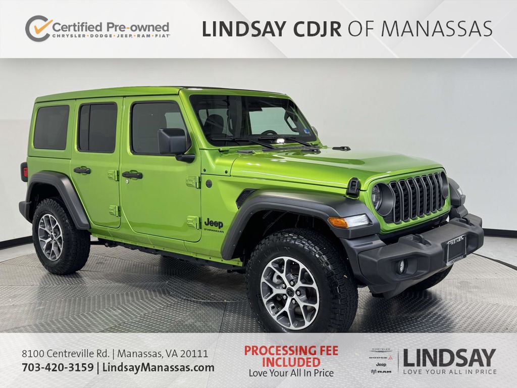 Mojito Clearcoat 2025 Jeep Wrangler SUV / Crossover Four-Wheel Drive 8-Speed Automatic