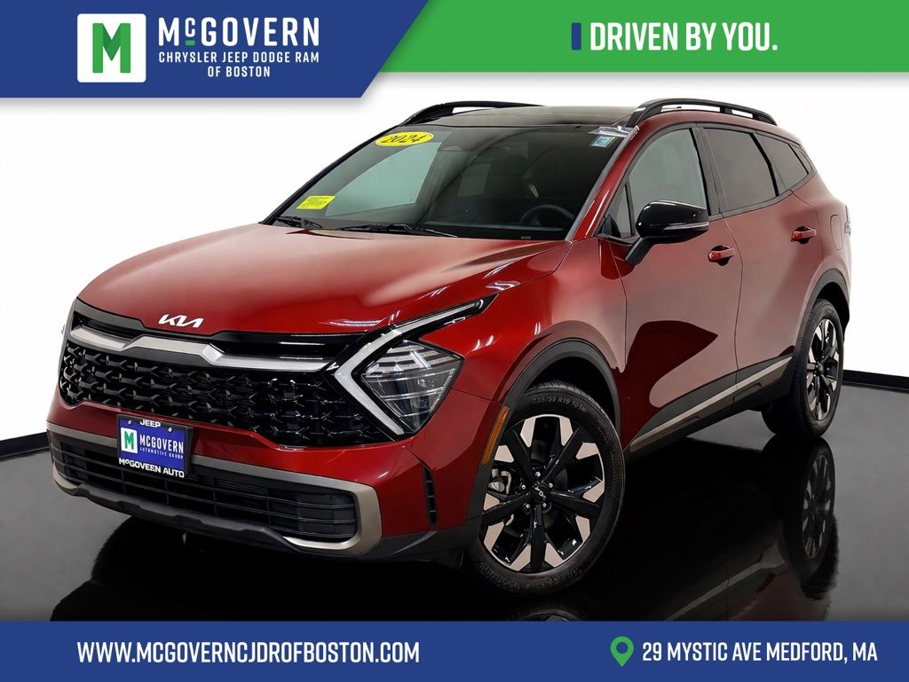 Dawning Red 2024 Kia Sportage X-Line AWD SUV / Crossover All-Wheel Drive 8-Speed Automatic