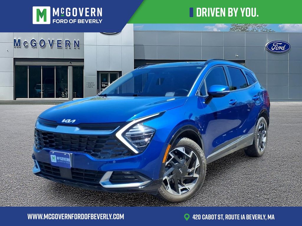 Sapphire Blue 2023 Kia Sportage SX Prestige AWD SUV / Crossover All-Wheel Drive 8-Speed Automatic