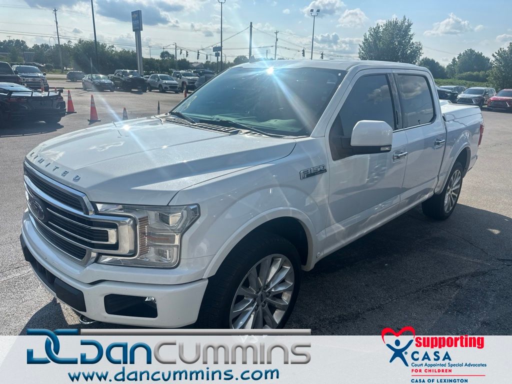 White Metallic 2020 Ford F-150 Pickup Truck Four-Wheel Drive Automatic