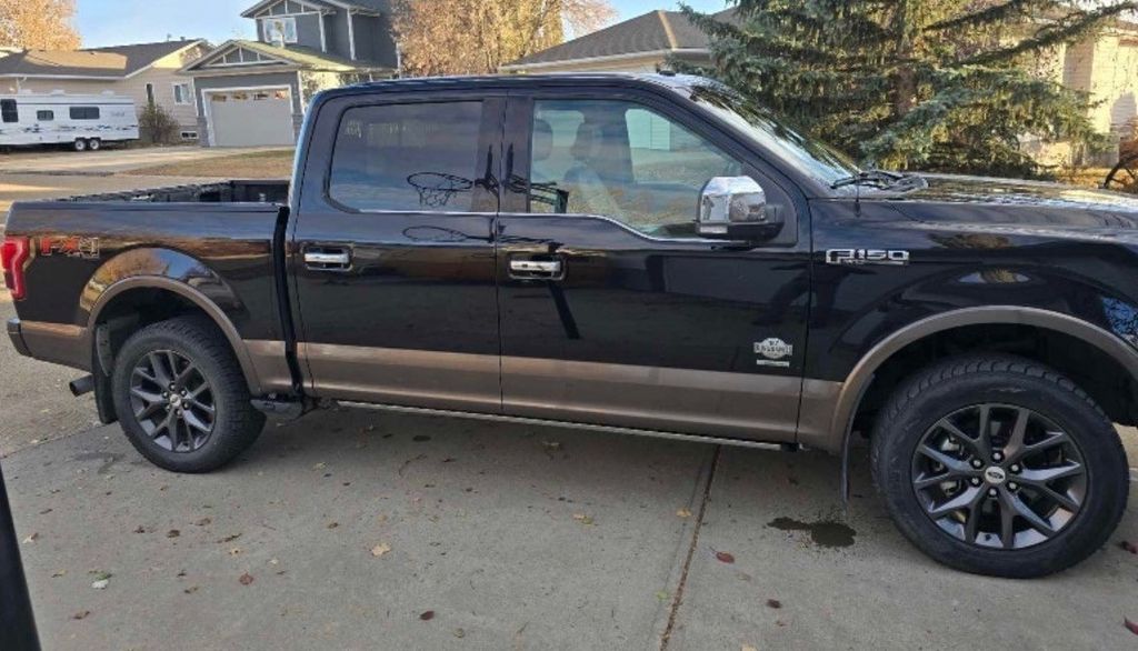 Black 2017 Ford F-150 Pickup Truck Four-Wheel Drive Automatic