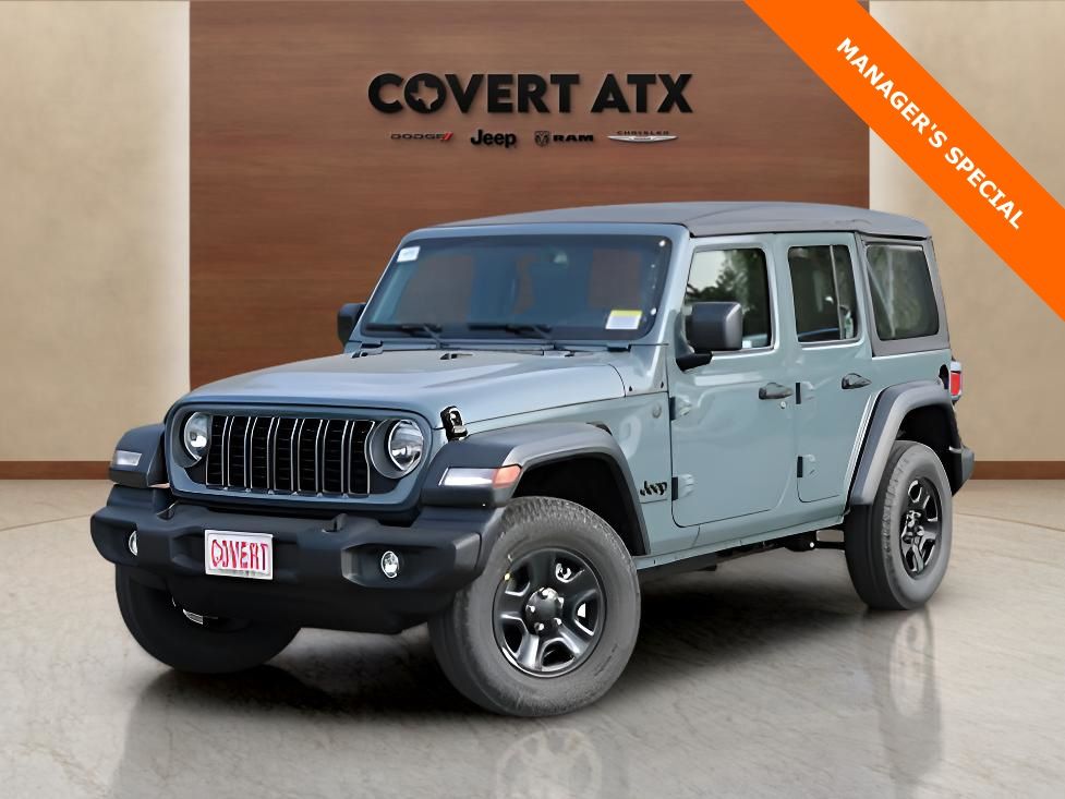 Anvil Clear Coat 2026 Jeep Wrangler Sport 4-Door 4WD SUV / Crossover Four-Wheel Drive 8-Speed Automatic