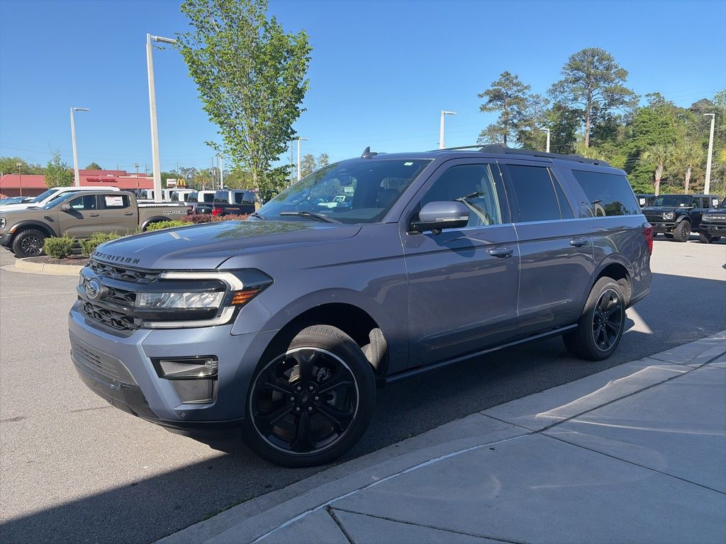 Infinite Blue Metallic Tinted Clearcoat 2023 Ford Expedition MAX Limited RWD SUV / Crossover 4X2 Automatic