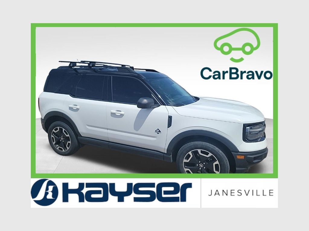 Oxford White 2021 Ford Bronco Sport SUV / Crossover All-Wheel Drive 8-Speed Automatic