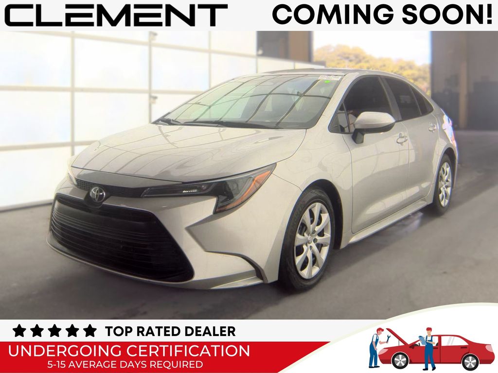 Classic Silver Metallic 2024 Toyota Corolla Sedan Front-Wheel Drive Continuously Variable Transmission