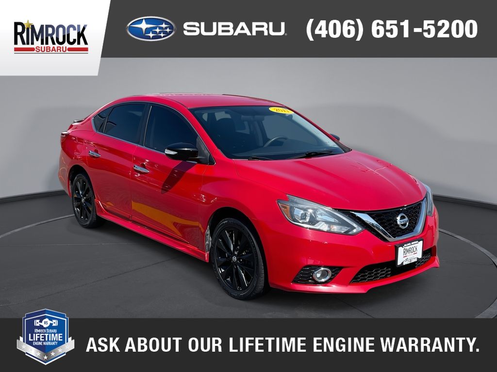 Red Alert 2017 Nissan Sentra Sedan Front-Wheel Drive Continuously Variable Transmission