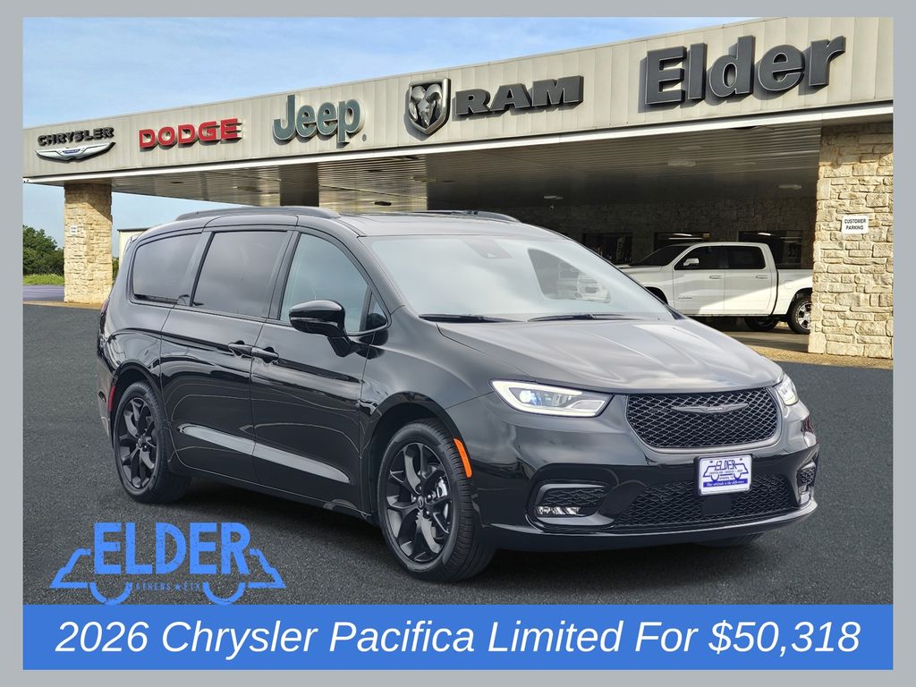 Diamond Black 2026 Chrysler Pacifica Minivan Front-Wheel Drive 9-Speed Automatic