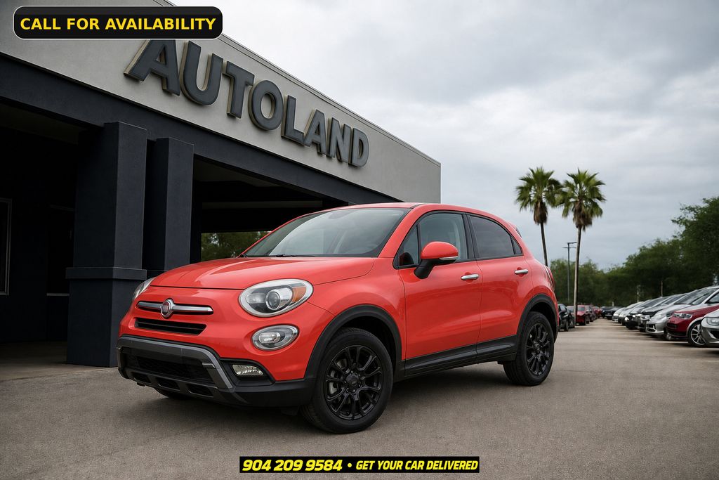 Orange 2016 FIAT 500X SUV / Crossover Front-Wheel Drive 9-Speed Automatic