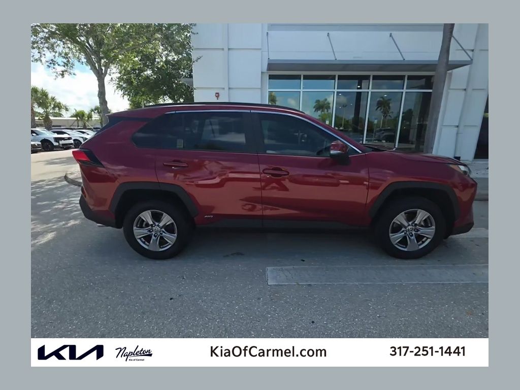 Red (Ruby Flare Pearl) 2022 Toyota RAV4 Hybrid XLE AWD SUV / Crossover All-Wheel Drive Continuously Variable Transmission