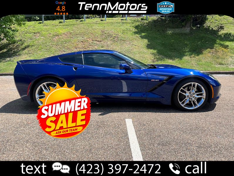Admiral Blue Metallic 2017 Chevrolet Corvette Coupe Rear-Wheel Drive 8-Speed Automatic
