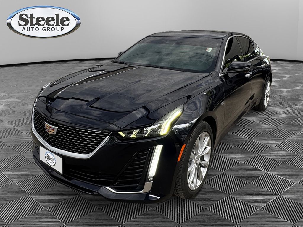 Dark Moon Blue Metallic 2021 Cadillac CT5 Premium Luxury Sedan AWD Sedan All-Wheel Drive Automatic
