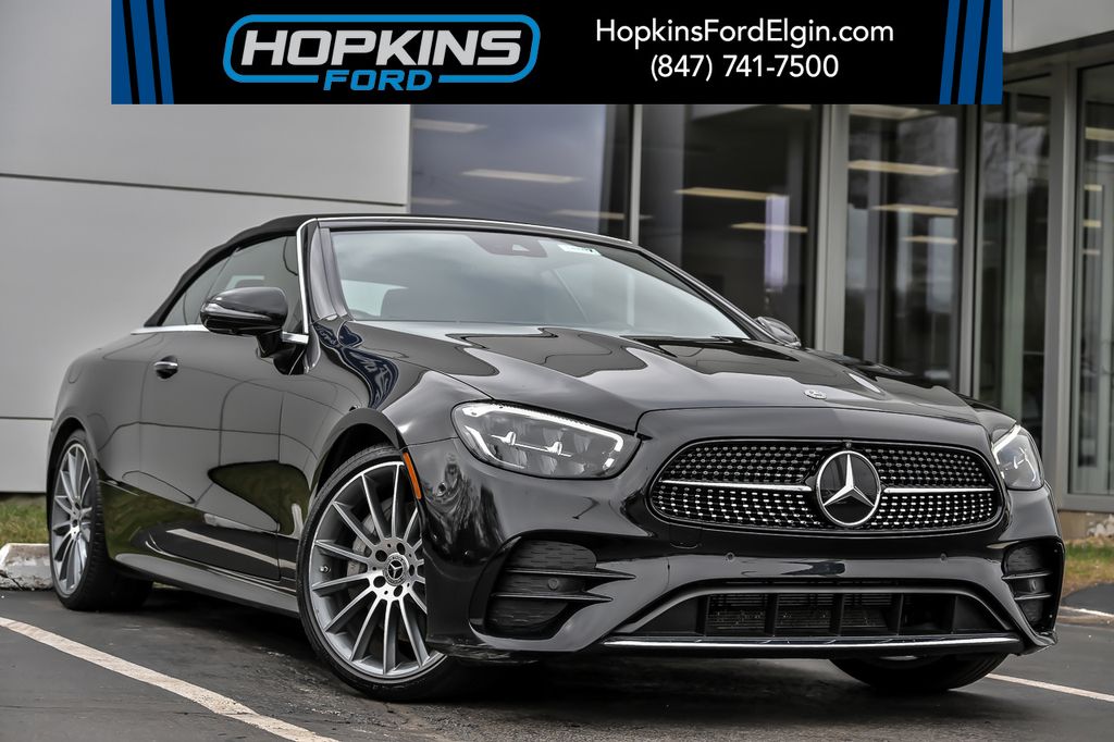 Obsidian Black Metallic 2021 Mercedes-Benz E-Class E 450 Cabriolet RWD Convertible Rear-Wheel Drive 9-Speed Automatic