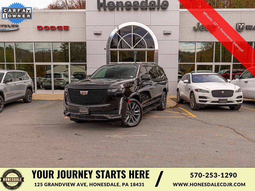 Black Raven 2023 Cadillac Escalade ESV SUV / Crossover Four-Wheel Drive Automatic