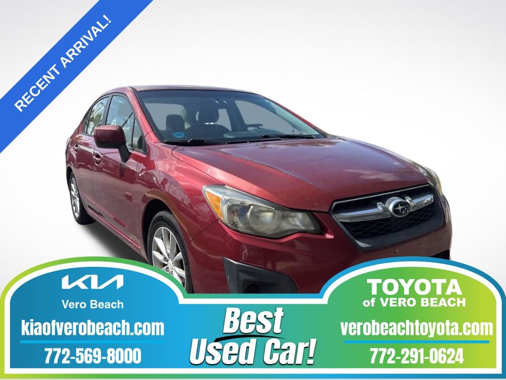Venetian Red Pearl 2014 Subaru Impreza 2.0i Premium Sedan All-Wheel Drive Continuously Variable Transmission