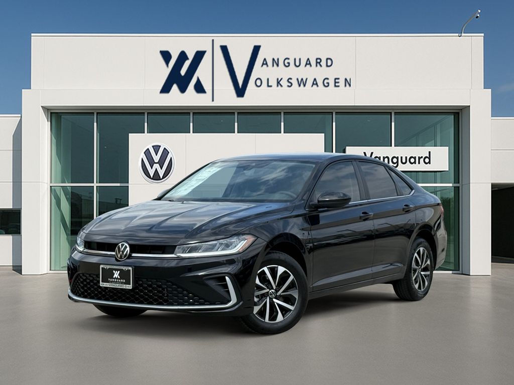 Deep Black Pearl 2026 Volkswagen Jetta S FWD Sedan Front-Wheel Drive 8-Speed Automatic