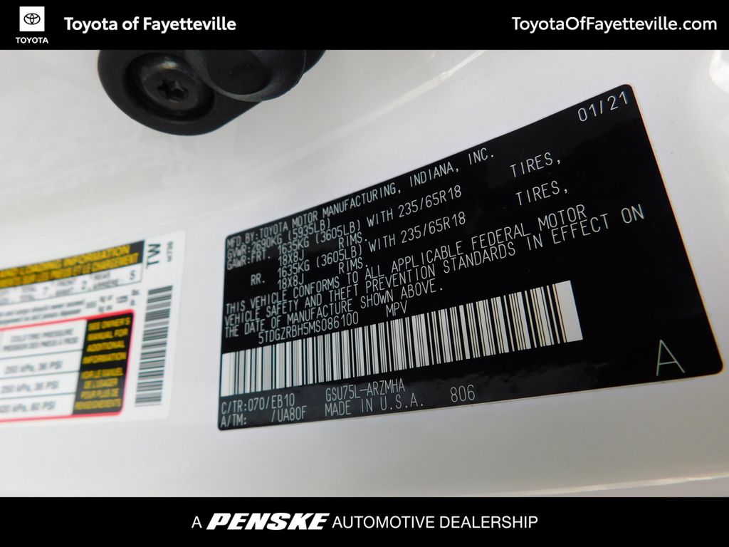 2021 Toyota Highlander XLE 9