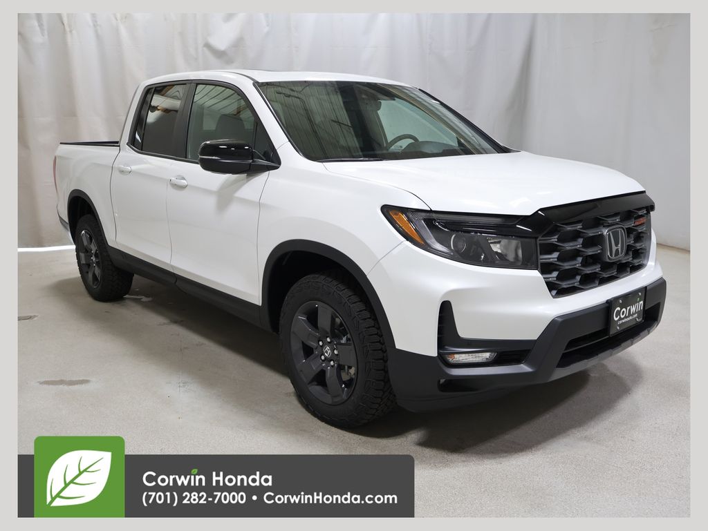 Platinum White Pearl 2026 Honda Ridgeline Pickup Truck All-Wheel Drive 9-Speed Automatic