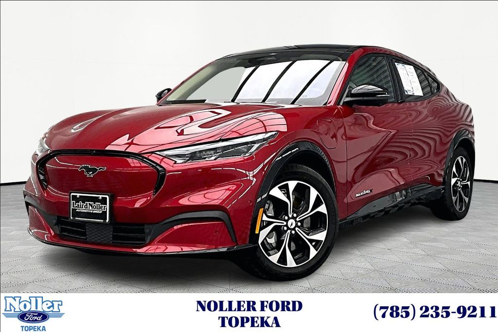 Rapid Red Metallic Tinted Clearcoat 2023 Ford Mustang Mach-E Premium AWD SUV / Crossover All-Wheel Drive Automatic