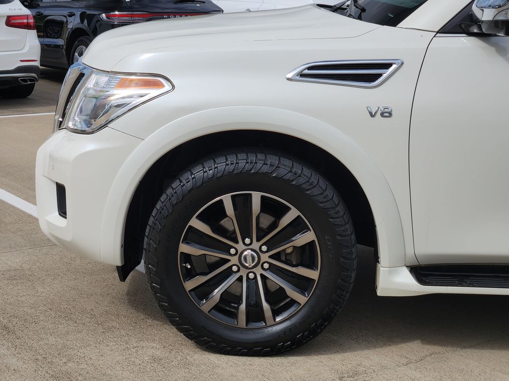 2019 Nissan Armada Platinum White at Bravo Nissan