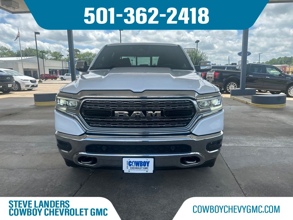 Bright White Clearcoat 2020 RAM 1500 Limited Crew Cab 4WD Pickup Truck Four-Wheel Drive 8-Speed Automatic