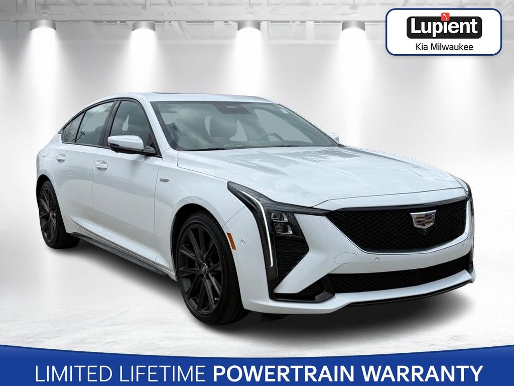 Summit White 2025 Cadillac CT5 V-Series RWD Sedan Rear-Wheel Drive Automatic