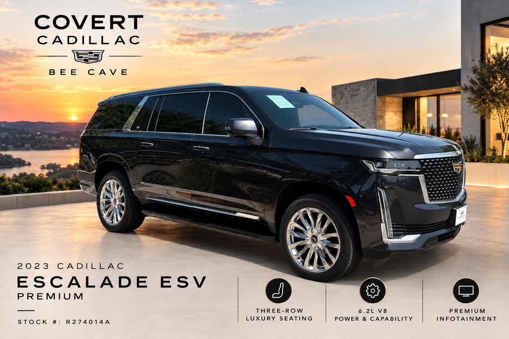 Galactic Gray 2023 Cadillac Escalade ESV SUV / Crossover Rear-Wheel Drive Automatic