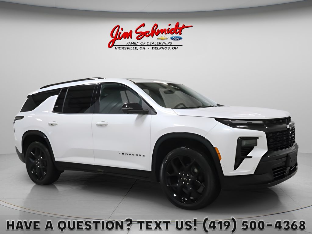 White (Iridescent Pearl Tricoat) 2025 Chevrolet Traverse RS AWD SUV / Crossover Four-Wheel Drive 8-Speed Automatic