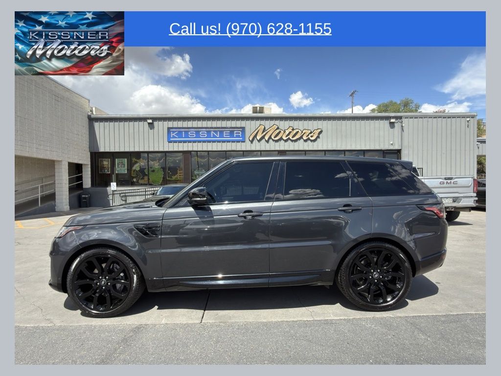 Gray 2022 Land Rover Range Rover Sport Pickup Truck All-Wheel Drive 8-Speed Automatic
