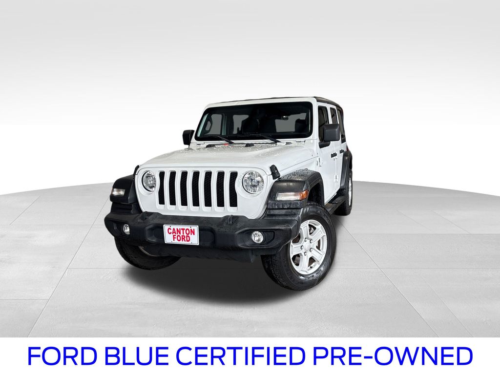 Bright White Clearcoat 2020 Jeep Wrangler SUV / Crossover Four-Wheel Drive 8-Speed Automatic