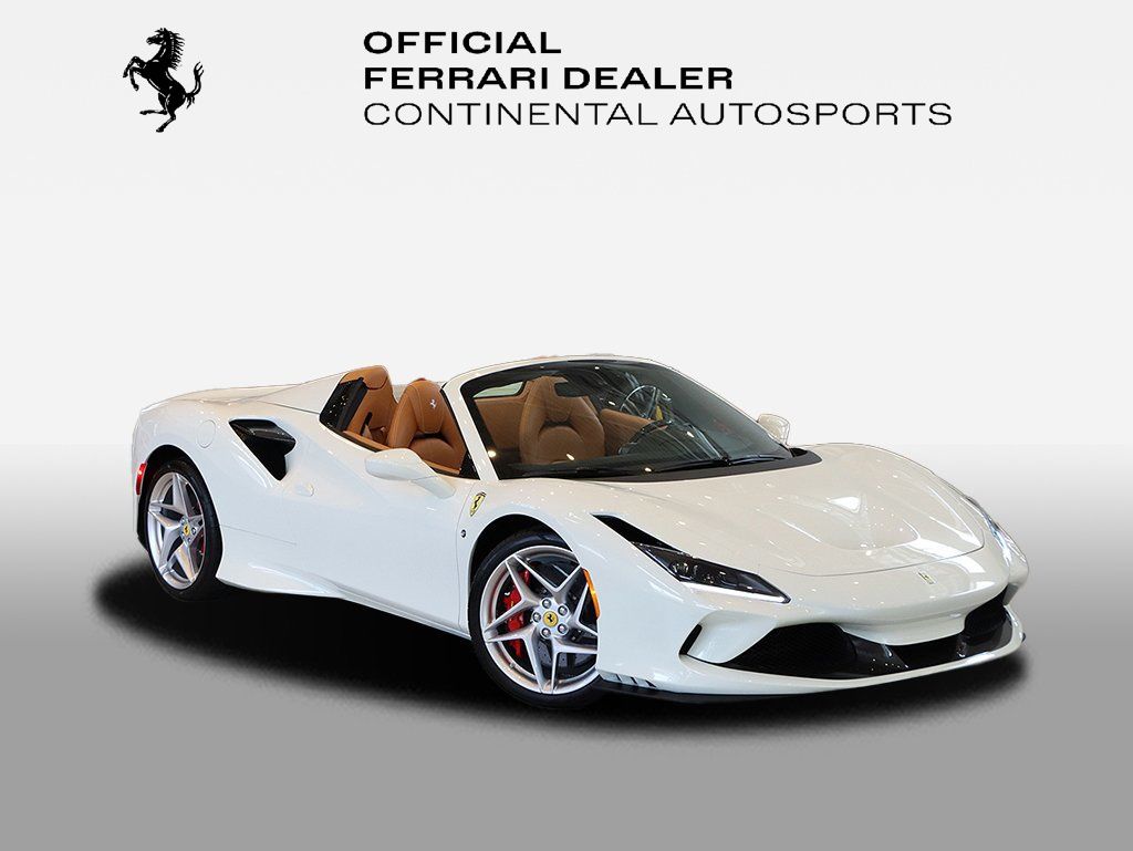Bianco Avus 2022 Ferrari F8 Spider RWD Convertible Rear-Wheel Drive 7-Speed Automatic