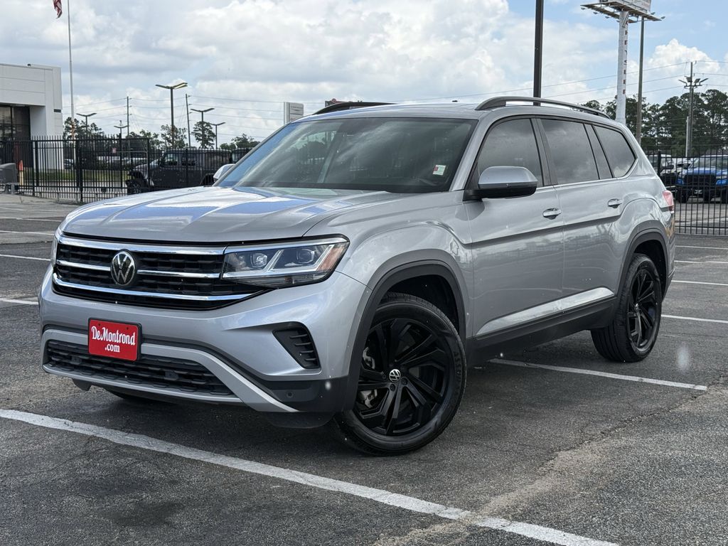 2023 Volkswagen Atlas 3.6L V6 SE w/Technology Silver at North Houston Mitsubishi