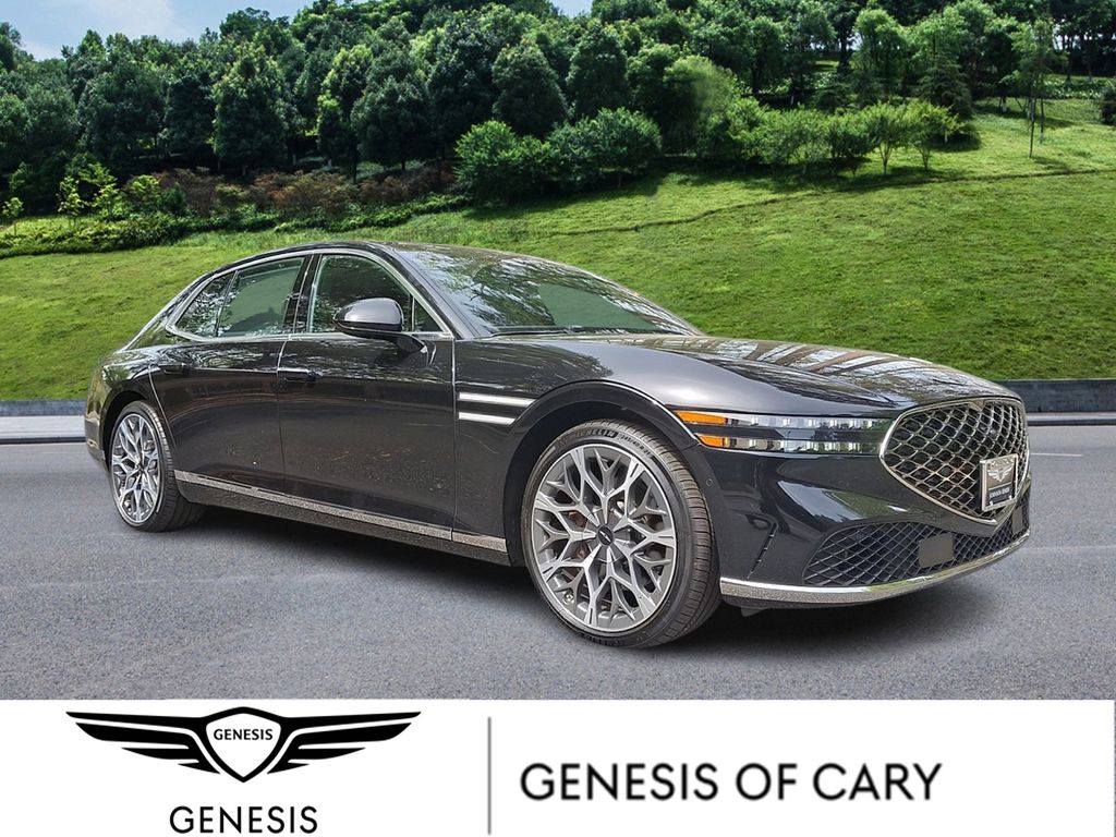 Vik Black 2024 Genesis G90 3.5T e-Supercharger AWD Sedan All-Wheel Drive 8-Speed Automatic