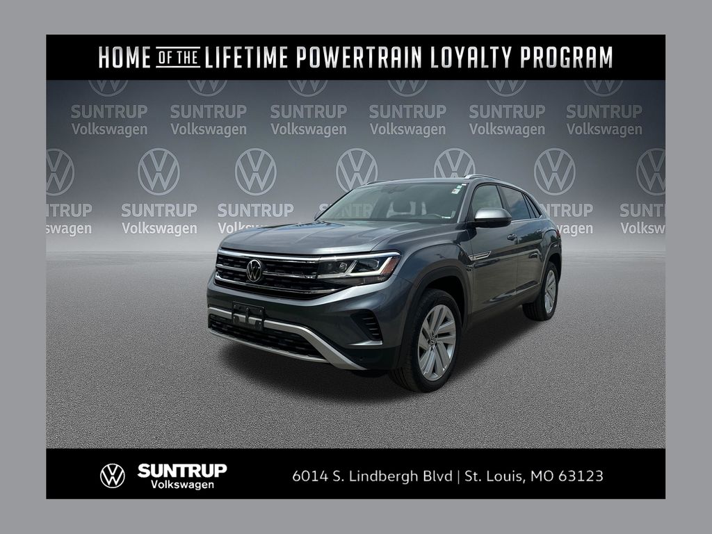 Platinum Gray Metallic 2023 Volkswagen Atlas Cross Sport SUV / Crossover All-Wheel Drive 8-Speed Automatic