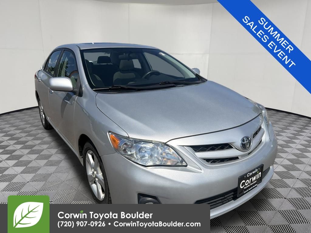 Classic Silver Metallic 2012 Toyota Corolla Sedan Front-Wheel Drive 4-Speed Automatic