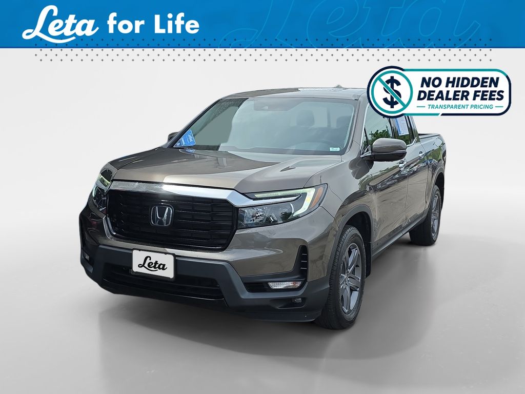 Pacific Pewter Metallic 2021 Honda Ridgeline RTL-E AWD Pickup Truck All-Wheel Drive 9-Speed Automatic