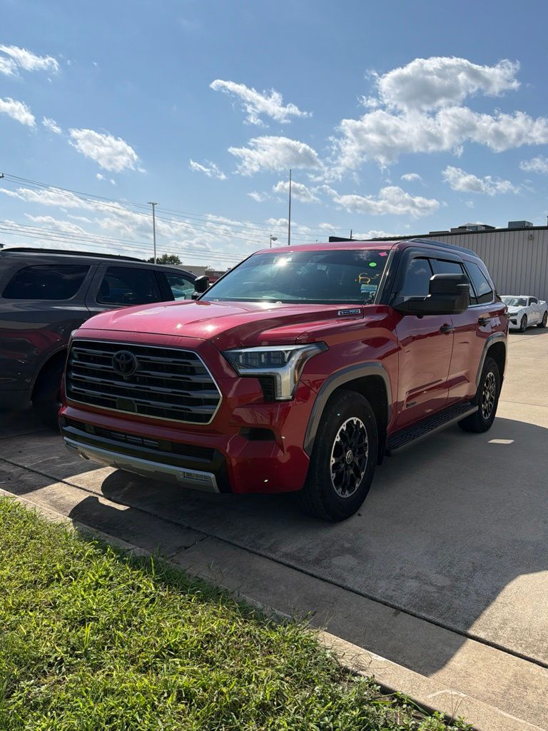 Red 2023 Toyota Sequoia SUV / Crossover Four-Wheel Drive Automatic