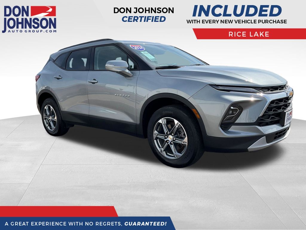 Sterling Gray Metallic 2024 Chevrolet Blazer 3LT AWD SUV / Crossover All-Wheel Drive 9-Speed Automatic Overdrive