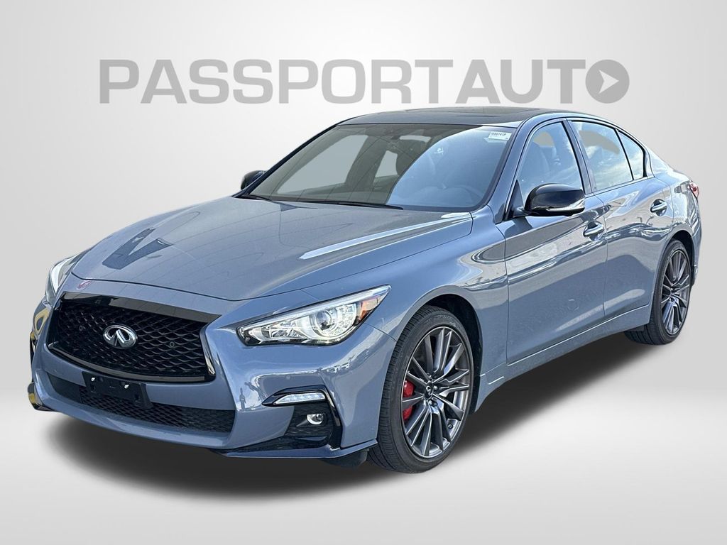 Slate Gray 2024 INFINITI Q50 Red Sport 400 AWD Sedan All-Wheel Drive 7-Speed Automatic Overdrive